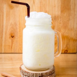 นมสด + วนิลา เย็น
