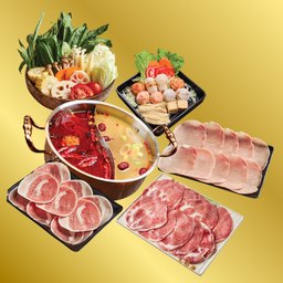ชุดฟังกี้ปาร์ตี้หมู FUNKY PARTY PORK SET 派对猪肉鸳鸯锅套餐 4-6 人