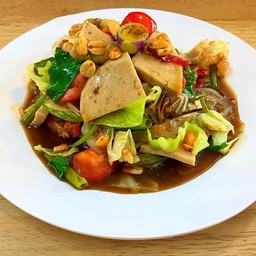 ตำเส้นเล็กหมูยอ (อย่างดี)