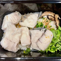 ข้าวต้มแห้งปลากะพง