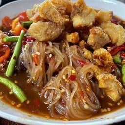 ตำเส้นเล็กแคบหมู