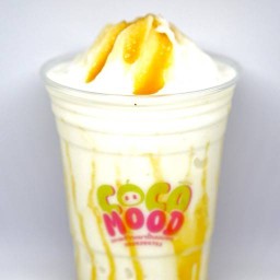 COCO MOOD มะพร้าวเผาปั่นนมสดไร้น้ำเชื่อม บางหญ้าแพรก