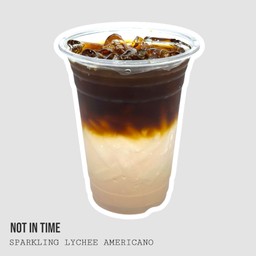 อเมริกาโน่ลิ้นจี่โซดา (Sparkling Lychee Americano)