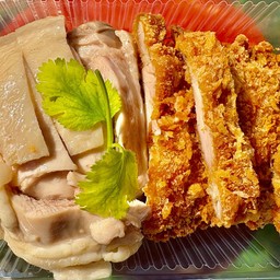 ข้าวมันไก่ผสม