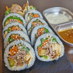 불고기김밥 (bulgogigimbab-คิมบับไส้บุลโกกิ)