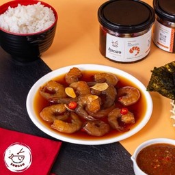 SET กุ้งดองซีอิ๊วเกาหลี พร้อมเครื่องเคียง