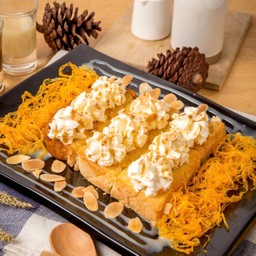 วิปครีม + ฝอยทอง