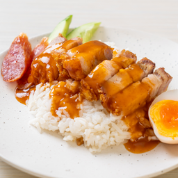 ข้าวหมูกรอบ