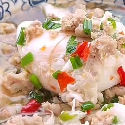 ต้มแซ่บไข่หมูสับ