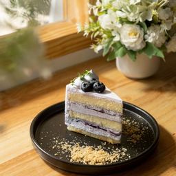 เค้กชิ้น บลูเบอรี่ครีม