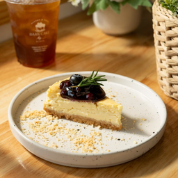 เค้กชิ้น บลูเบอรี่ชีสเค้ก