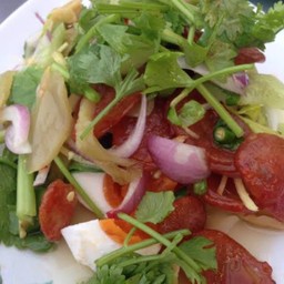 ไข่เค็ม+ไข่เยี่ยมม้่า+กุ้งแห้ง+กุนเชียง (หรืออื่นๆแทนของที่หมด)