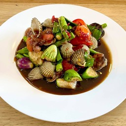 ตำเกาเหลาหอยแครง