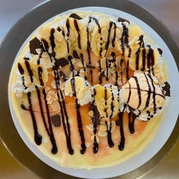 เครปเย็น(นูเทล่า+กล้วย)