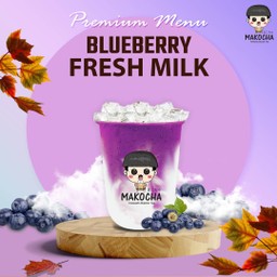 นมสดบลูเบอร์รี่