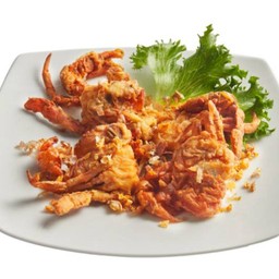 ปูนิ่มทอดกระเทียม