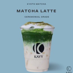 Iced Matcha Latte ( D )