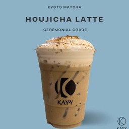 Iced Houjicha Latte ( D )
