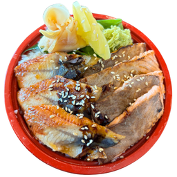GURE SALMON X UNAGI DON