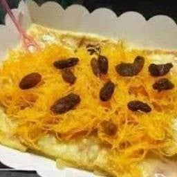 โรตีฝอยทอง+ลูกเกด