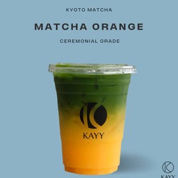 Iced Matcha Orange.( D )