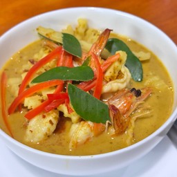 แกงกุ้งกะทิ ( แกงใต้)