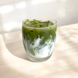 มัทฉะลาเต้-เย็น