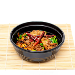 ข้าวหม่าล่าหน้าหมู