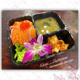 ข้าวแซลม่อนซาซิมิ