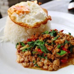 ข้าวกะเพราหมูสับ