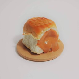 ปังปิ้งไส้ทะลักสังขยาชาไทย