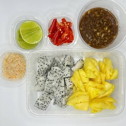 ตำกะปิ แก้วมังกร สัปปะรด