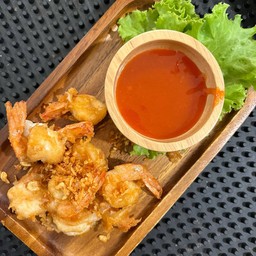 กุ้งทอดกระเทียม