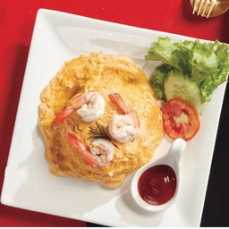 ข้าวไข่ข้นกุ้ง