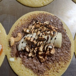 นูเทลล่า+กล้วย+เม็ดมะม่วง