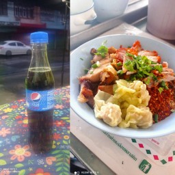 บะหมี่เกี๊ยวแห้งยำอิ่มคุ้ม