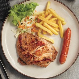 สเต็กไก่พริกไทยดำ