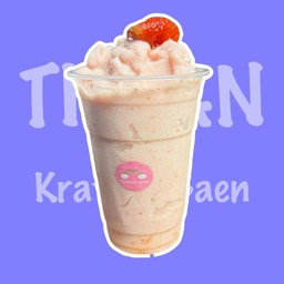 สตอเบอรี่นมสดปั่น