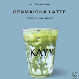 Iced Genmaicha Latte ( D )