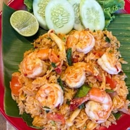 ข้าวผัดต้มยำกุ้ง