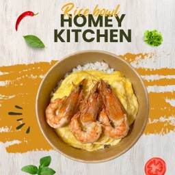 [อร่อยซ่ากับโค้ก] ข้าวไข่ข้นกุ้งผัดเนย +  โค้ก ออริจินัล (กระป๋อง) 