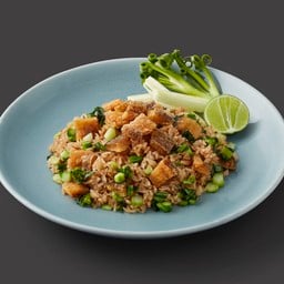 ข้าวผัดคะน้าปลาสลิด