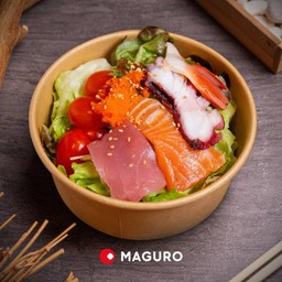 Mini Four Raw Fish Salad