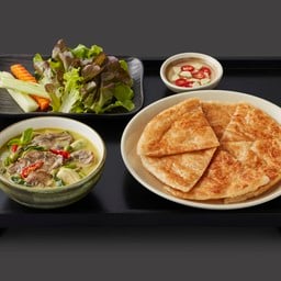 ชุดโรตี+แกงเขียวหวาน