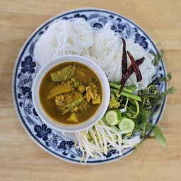 ขนมจีน+แกงไตปลา