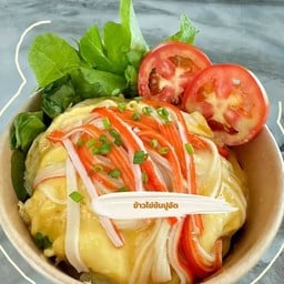 ข้าวไข่ข้นหน้าปูอัด
