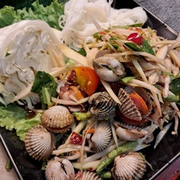 ตำหอยแครง