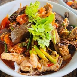 น้ำเเงียวเมืองเหนือ-ร้านลาบเป็ดอุบล 3แยกไฟแดง ตรงข้ามพิสูจน์ยานยนต์ ปลวกแดง