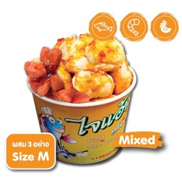 ลูกชิ้นปลา+กุ้ง+ไส้กรอก Size M