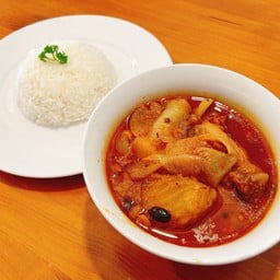 ข้าวชุดแกงมัสมั่นไก่